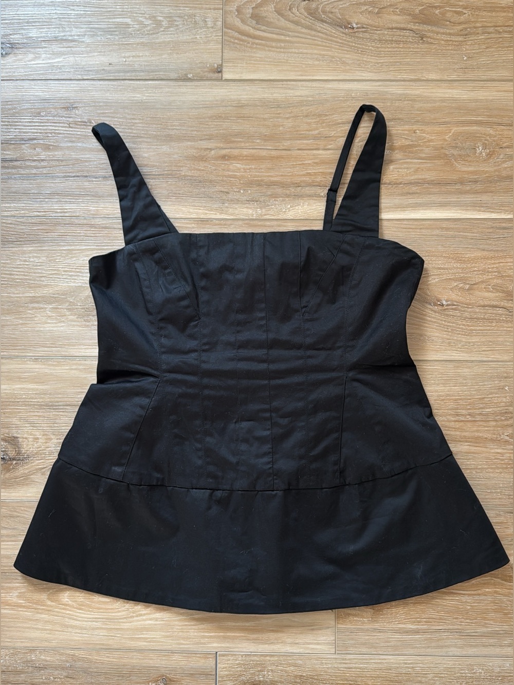 Pomander Place Black Frankie Peplum Top Tuckernuck Size M